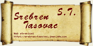 Srebren Tasovac vizit kartica